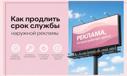 Как продлить срок службы наружной рекламы в Заинске
